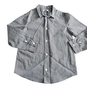 Boys n’ Arrows geometric print button down shirt size 4